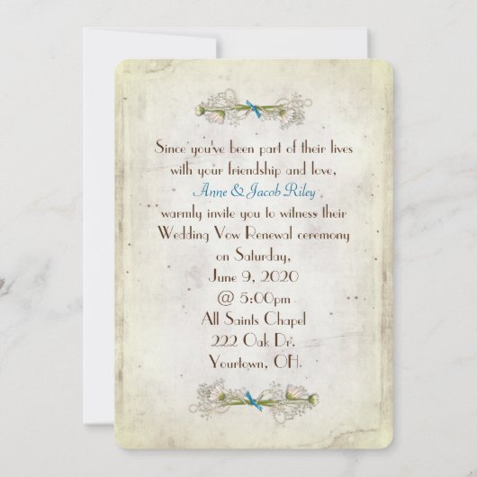 bleek gele daisy macro op verscheurd randpapier kaart (Achterkant)