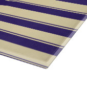 Bleek gele en blauwe streep snijplank (Hoek)