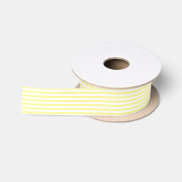 Bleek gele en witte strepen lint