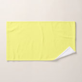 Bleek gele pleister bad handdoek (Handdoek)