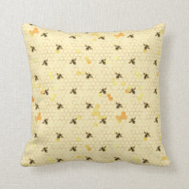 Bleek gele rendy, honingbijen, honingbonensoort kussen