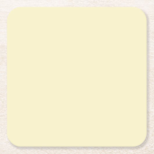 Bleek gele, vaste kleur - Kleur - Kleur - Kleur -  Kartonnen Onderzetters (Voorkant)