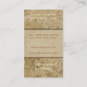 Bleek gesteente Visitekaartje (Achterkant)