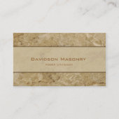 Bleek gesteente Visitekaartje (Voorkant)