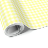 Bleek Gingham Cadeaupapier (Rol Hoek)