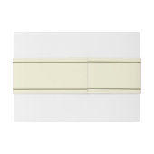 Bleek Gold Antiek Gold Line Persoonlijk huwelijk Uitnodigingen Wikkel (Achterkant Voorbeeld)