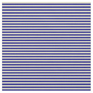 Bleek Goldenrod en blauw patroon Stof