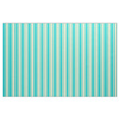 Bleek Goldenrod en Dark Turquoise Lined Pattern Stof (Fat Quarter)