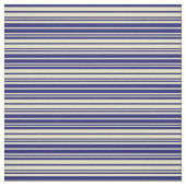 Bleek Goldenrod & Midnight Blue Pattern van Stripe Stof (Swatch)