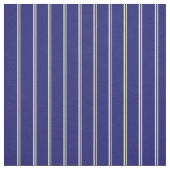Bleek Goldenrod & Midnight Blue Pattern van Stripe Stof (Swatch)