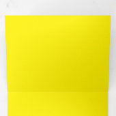 Bleek goud, peren, zandgeel, drieluik kaart (Binnenzijde eerst)