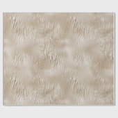 Bleek Gouden Glam Glitzy Zebra Print Stripes Cadeaupapier (Vlak)