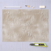 Bleek Gouden Glam Glitzy Zebra Print Stripes Tissuepapier (Craft)