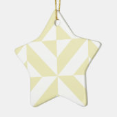 Bleek goudpatroon voor decomgrenzingskubus keramisch ornament (Links)