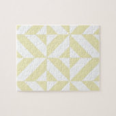 Bleek goudpatroon voor decomgrenzingskubus legpuzzel (Horizontaal)