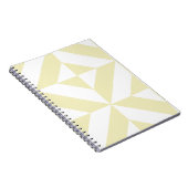 Bleek goudpatroon voor decomgrenzingskubus notitieboek (Rechterzijde)