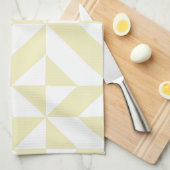 Bleek goudpatroon voor decomgrenzingskubus theedoek (Quarter Fold)