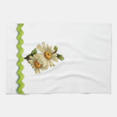 Bleek Green Daisy Theedoek (Horizontaal)