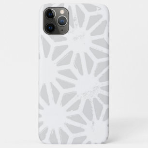 Bleek grijs geometrisch patroon Case-Mate iPhone case