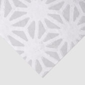 Bleek grijs geometrisch patroon tissuepapier (Detail)