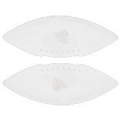 Bleek grijs, melkwit, bloemontwerp american football (Panelen)