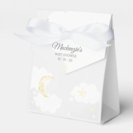 Bleek grijs Twinkle Little Star Sky Baby shower Bedankdoosjes