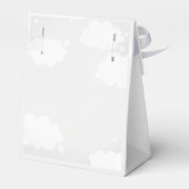 Bleek grijs Twinkle Little Star Sky Baby shower Bedankdoosjes (Achterkant)