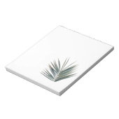 Bleek groen blad notitieblok (Linkerzijde)