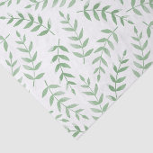 Bleek groen blad patroon varen tuin decoupage tissuepapier (Detail)