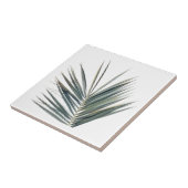 Bleek groen blad tegeltje (Zijkant)