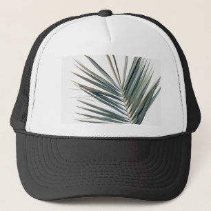 Bleek groen blad trucker pet