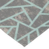 Bleek groen en grijs mozaïekpatroon tafelkleed (Gekanteld)