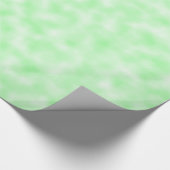 Bleek groen en wit Abstract wolkenpatroon Cadeaupapier (Hoek)