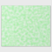 Bleek groen en wit Abstract wolkenpatroon Cadeaupapier (Vlak)