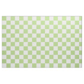 Bleek groen en wit schaakbord stof (Fat Quarter)