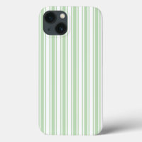 Bleek groen en wit snoep strepen Hoesje-Mate iPhon