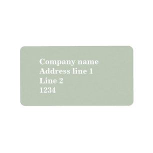 Bleek groen etiket
