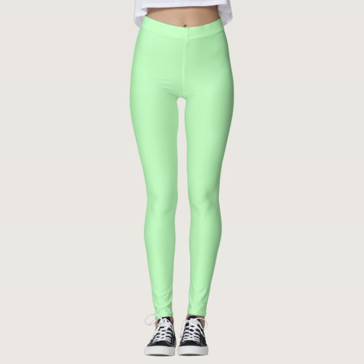 Bleek Groen Leggings (Voorkant)