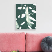Bleek Groen Pastel Zwitsers Plant Canvas Afdruk (Insitu (Woonkamer))