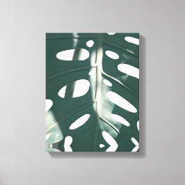 Bleek Groen Pastel Zwitsers Plant Canvas Afdruk