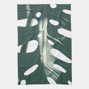 Bleek Groen Pastel Zwitsers Plant Theedoek