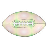 Bleek Groen Roos Wit 3D Optisch Verlooppatroon American Football (Voorkant)