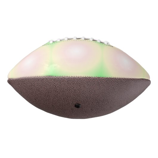 Bleek Groen Roos Wit 3D Optisch Verlooppatroon American Football (Gedraaid 270)