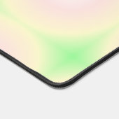 Bleek Groen Roos Wit 3D Optisch Verlooppatroon Bureaumat (Hoek)