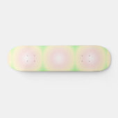 Bleek Groen Roos Wit 3D Optisch Verlooppatroon Persoonlijk Skateboard (Horizontaal)
