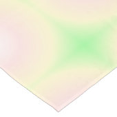 Bleek Groen Roos Wit 3D Optisch Verlooppatroon Tafelkleed (Gekanteld)