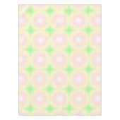 Bleek Groen Roos Wit 3D Optisch Verlooppatroon Tafelkleed (Voorkant)