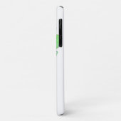 Bleek Groen Vlek Bladeren Textuur iPhone 11 Hoesje (Achterkant/links)