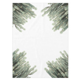 Bleek Groene Cactus Planten Patroon Tafelkleed