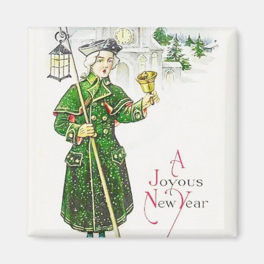 Bleek in kerstmis Magnet (Voorkant)